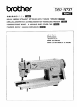 BROTHER DB2-B737 EXEDRA Parts Book