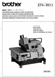 BROTHER EF4-B511 Overlock Parts Book