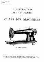 SINGER 96K Parts Book