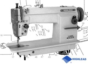 HIGHLEAD GC0518 Needle Feed Lockstitch