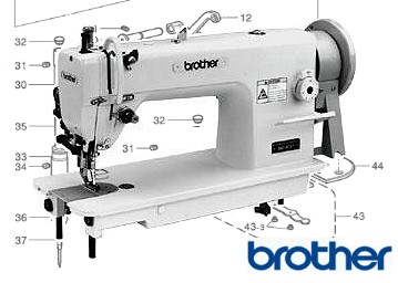 BROTHER SB-7270 SB 7270 Top & Bottom Feed Machine parts
